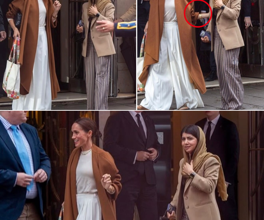 CAUGHT ON CAMERA: MEGHAN MARKLE STEPS INTO THE SPOTLIGHT AT CLARIDGE’S WITH MALALA YOUSAFZAI — HER FIRST LONDON OUTING SINCE RETURNING TO THE UK, BUT ONE DETAIL HAS EVERYONE LOOKING TWICE
