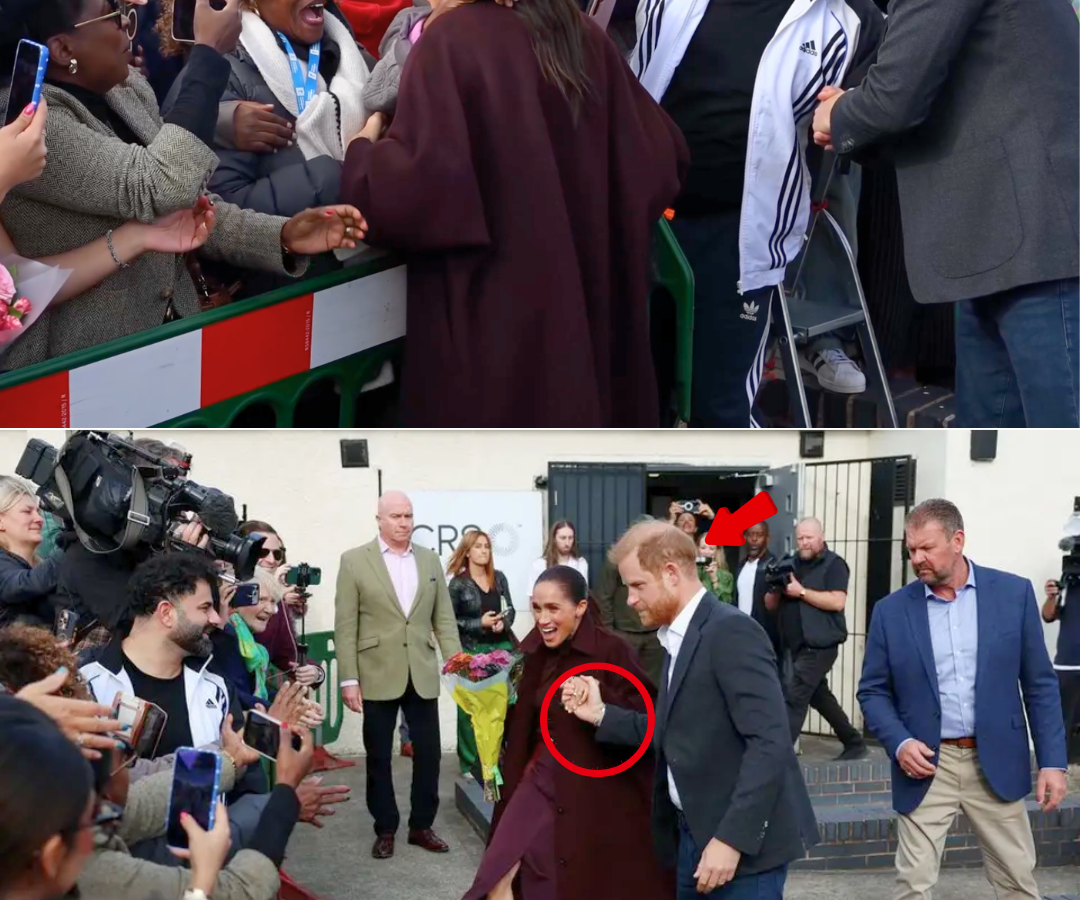 CAMERA CAUGHT: PRINCE HARRY RUSHES TO MEGHAN’S AID DURING THEIR UK RETURN!